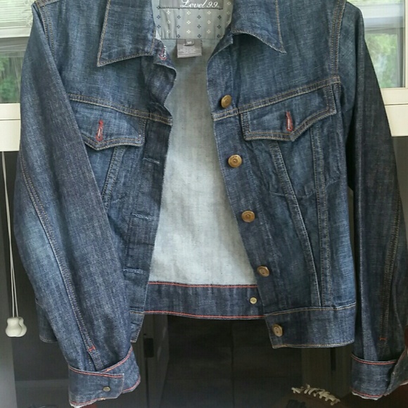 Level 99 Jackets & Blazers - NWOT Anthropologie denim jacket